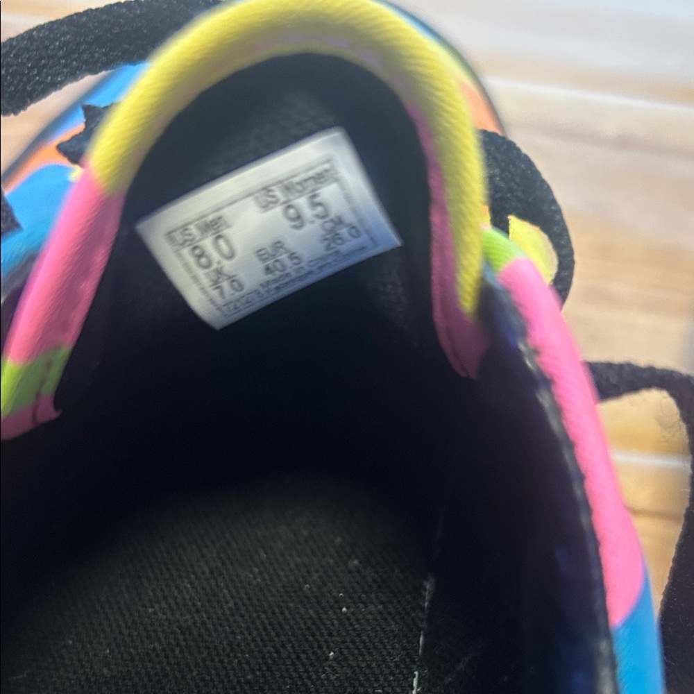 Vans RARE Multicolor Neon Camo Canvas Sneakers. Men’s 8 Women’s 9.5 - Picture 6 of 6